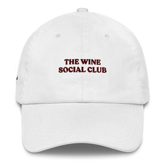 Cappellino da baseball The Wine Social Club ricamato