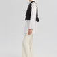 Camicia lunga con gilet e nappine