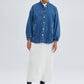 Giacca bomber oversize in denim
