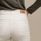 Pantaloni skinny in velluto a coste in cotone stretch