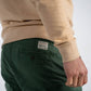 Pantaloni cargo verde scuro in cotone con 6 tasche