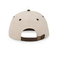 Cappellino vintage con logo ricamato in cotone biologico