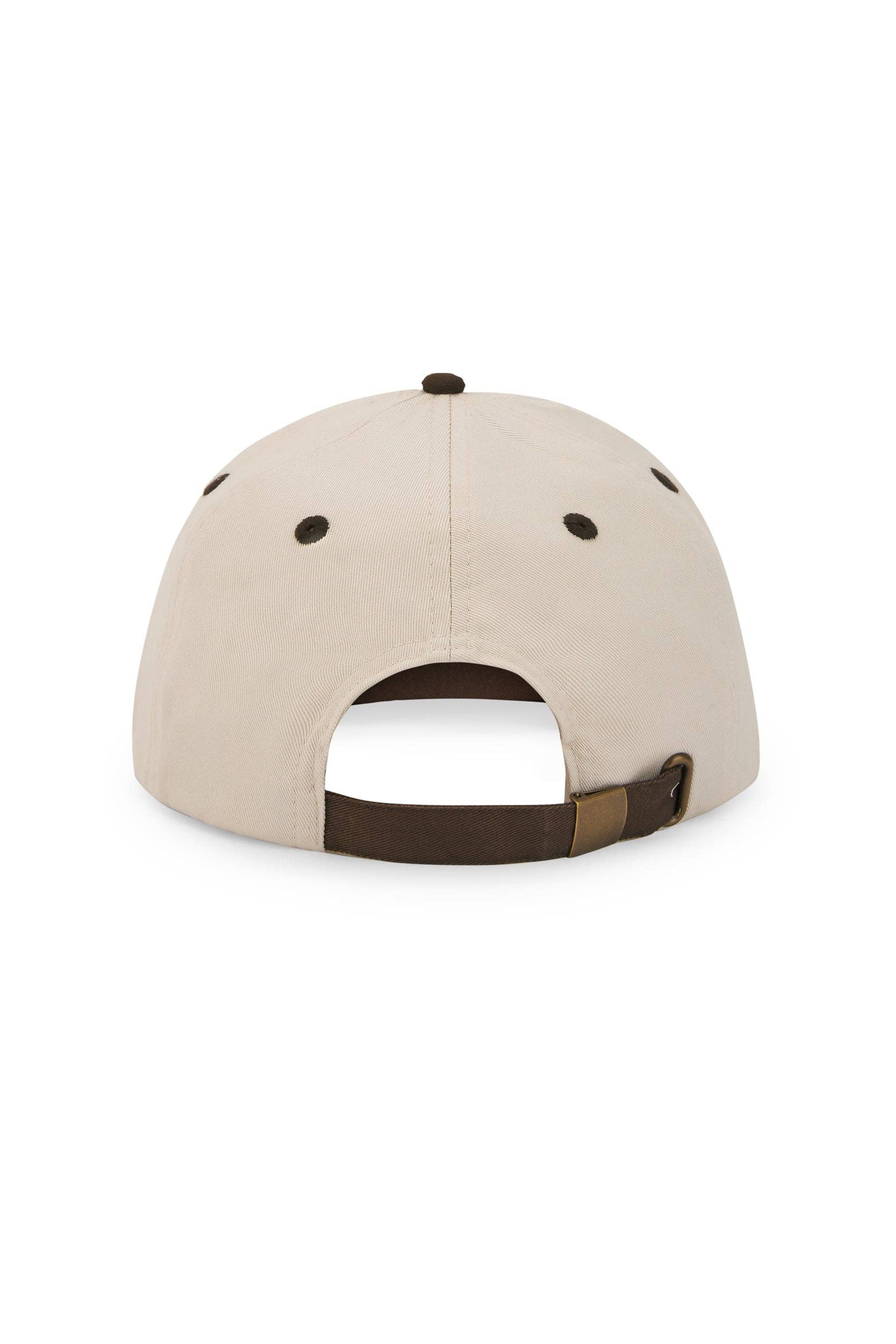 Cappellino vintage con logo ricamato in cotone biologico