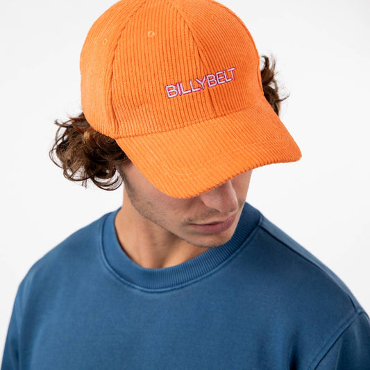 Cappellino arancione in velluto