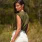 T-shirt girocollo in cotone 100%