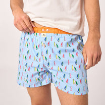 Boxer in cotone biologico con stampa windsurf