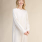 Abito midi in misto cashmere knit senza cuciture