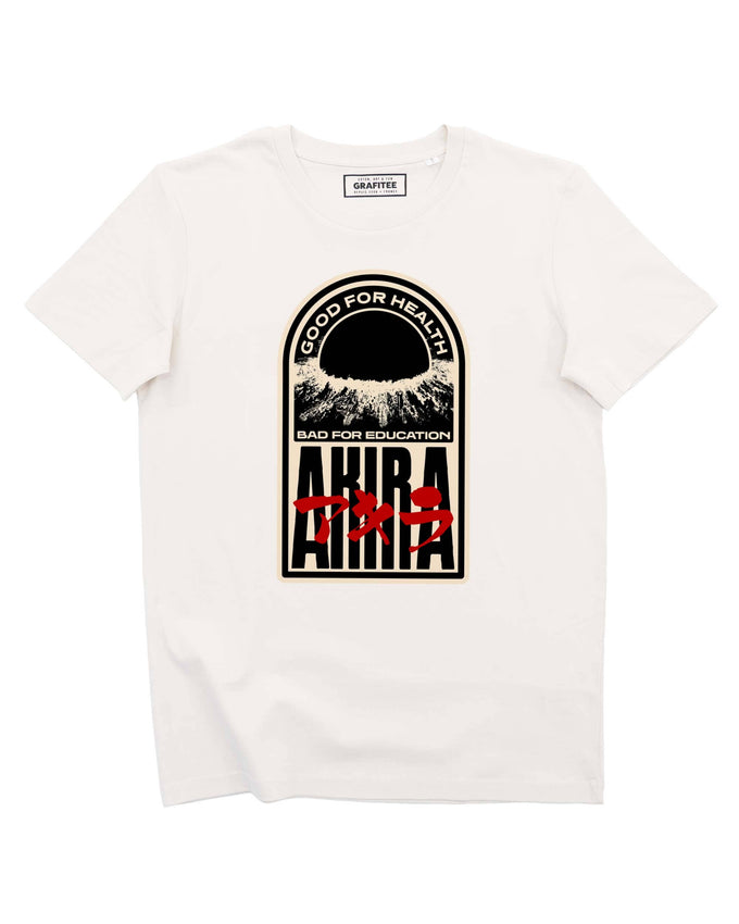 T-shirt Akira con badge ricamato in cotone biologico