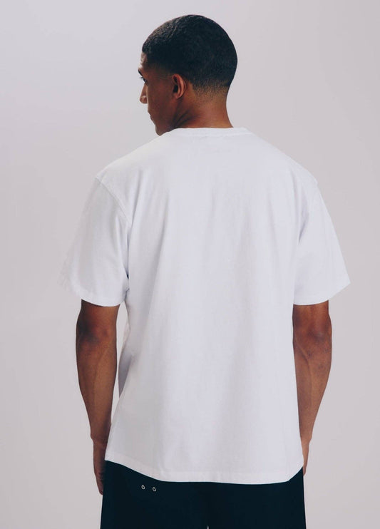 T-shirt bianca con ricamo “Negroni, please”