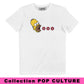 T-shirt Simpson Pacman in cotone biologico
