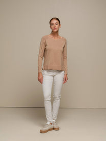 Maglione in maglia lurex da donna