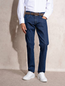 Jeans uomo in denim elasticizzato