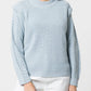 Maglione in maglia con trecce e spalle strutturate