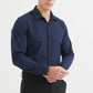 Camicia slim fit blu scuro da uomo