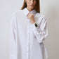 Camicia oversize in popeline