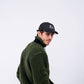 Cappellino in cotone lavato antracite
