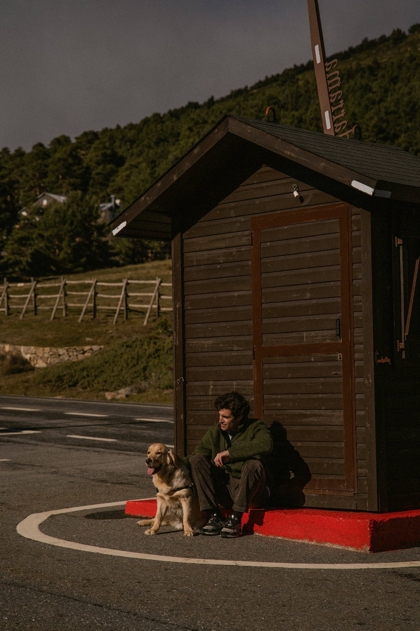 Giacca in pile khaki Superski