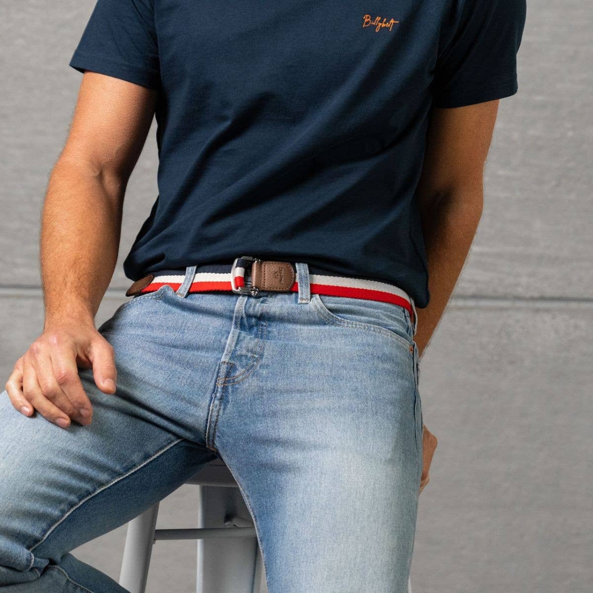 Cintura a nastro multicolore Jacques