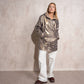 Parka impermeabile reversibile con cappuccio animalier