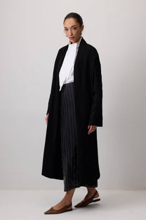 Cardigan lungo in maglia