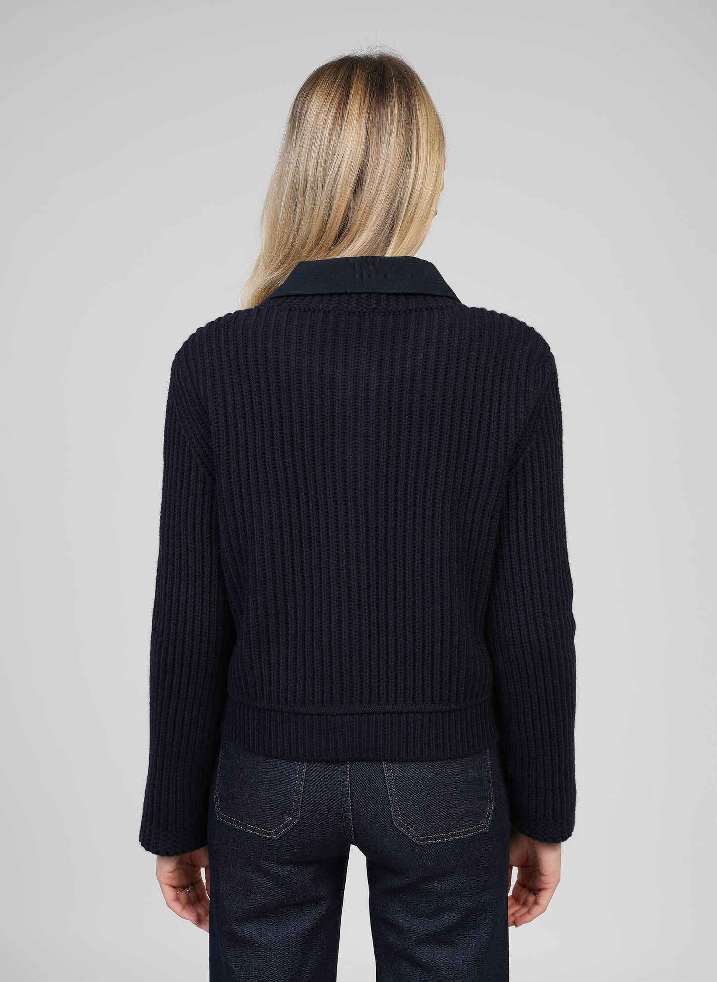 Cardigan Lanzan blu marino