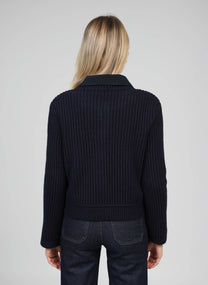 Cardigan Lanzan blu marino
