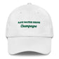 Cappellino da baseball in cotone ricamato "Save Water Drink Champagne"