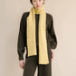 Sciarpa a coste in misto cashmere