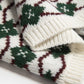 Scaldacollo jacquard in maglia