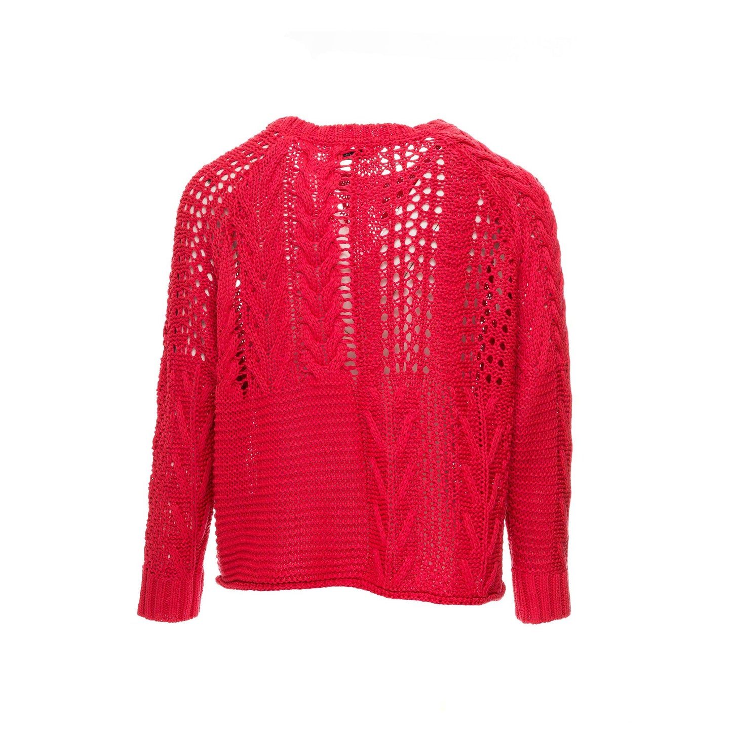 Maglione traforato a trecce con vestibilità comoda
