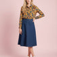 Camicia Atene con stampa farfalle