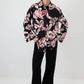 Camicia stampata con polsini ampi