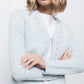 Giacca cardigan in maglia con pietre decorative