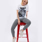T-shirt unisex Straight Outta Time in cotone biologico