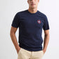 T-shirt Uomo con Stampa Etnica e Ricamo