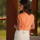 T-shirt girocollo in cotone 100%