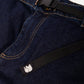 Pantaloni da arrampicata in denim riciclato con lavaggio all’ozono
