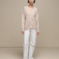 Cardigan in maglia con scollo a V e bottoni