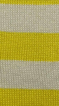 Abito midi a righe in cotone