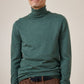 Maglione dolcevita in lana merino Radieux verde