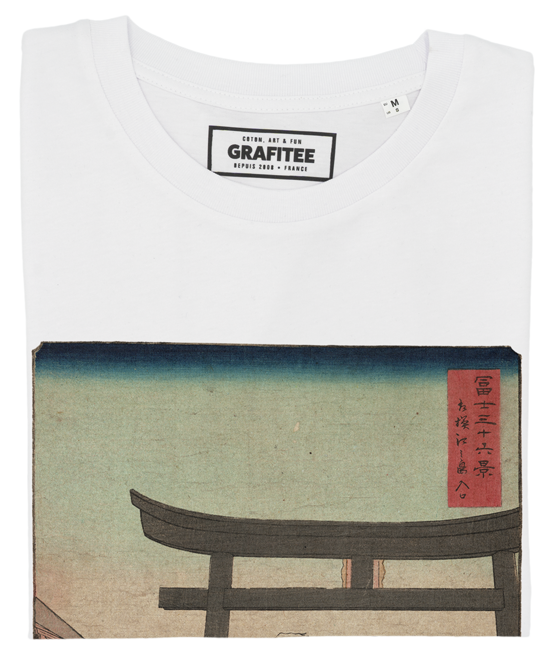 T-shirt unisex in cotone biologico con stampa artistica