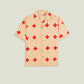 Camicia uomo Cross in cotone premium con stampa