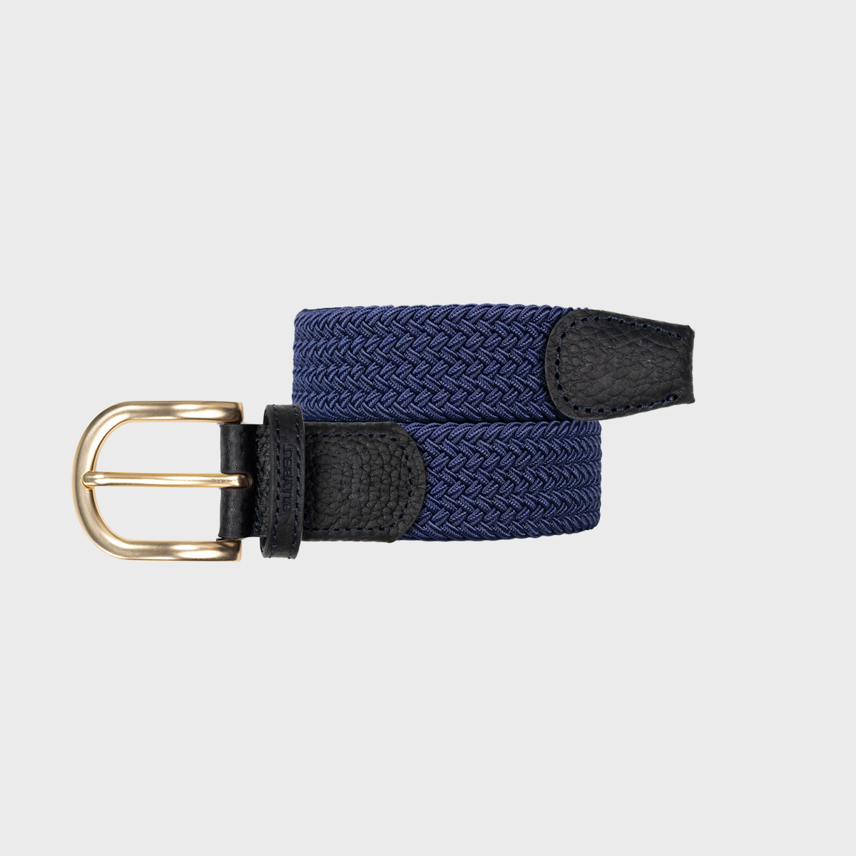 Cintura elastica intrecciata da donna blu marino