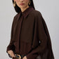 Camicia in popeline con dettaglio in chiffon