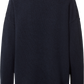 Maglione Emely in lana d’agnello biologica GOTS blu notte