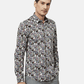 Camicia slim fit elasticizzata con stampa geometrica Skyview