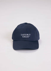 Cappellino da baseball Late But Great blu navy