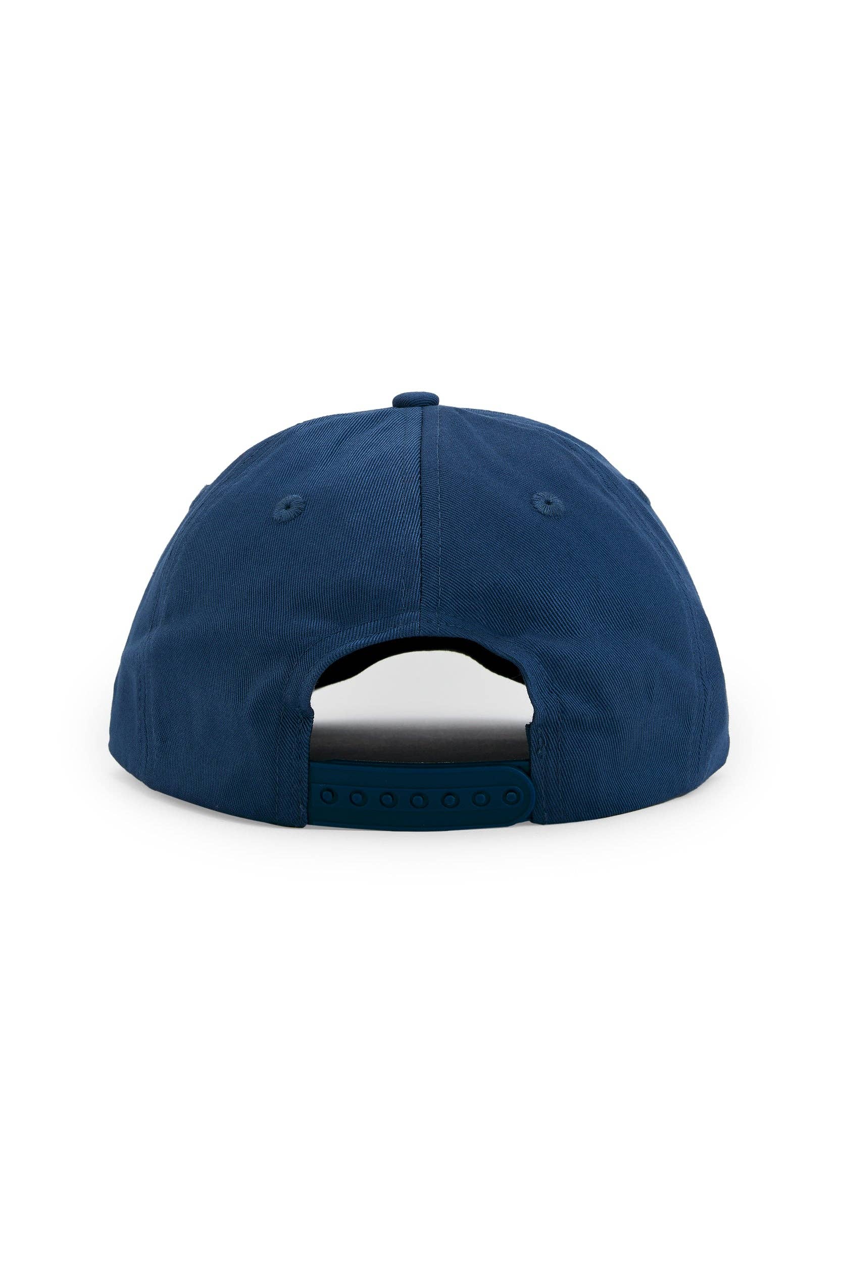 Cappellino snapback blu con toppa