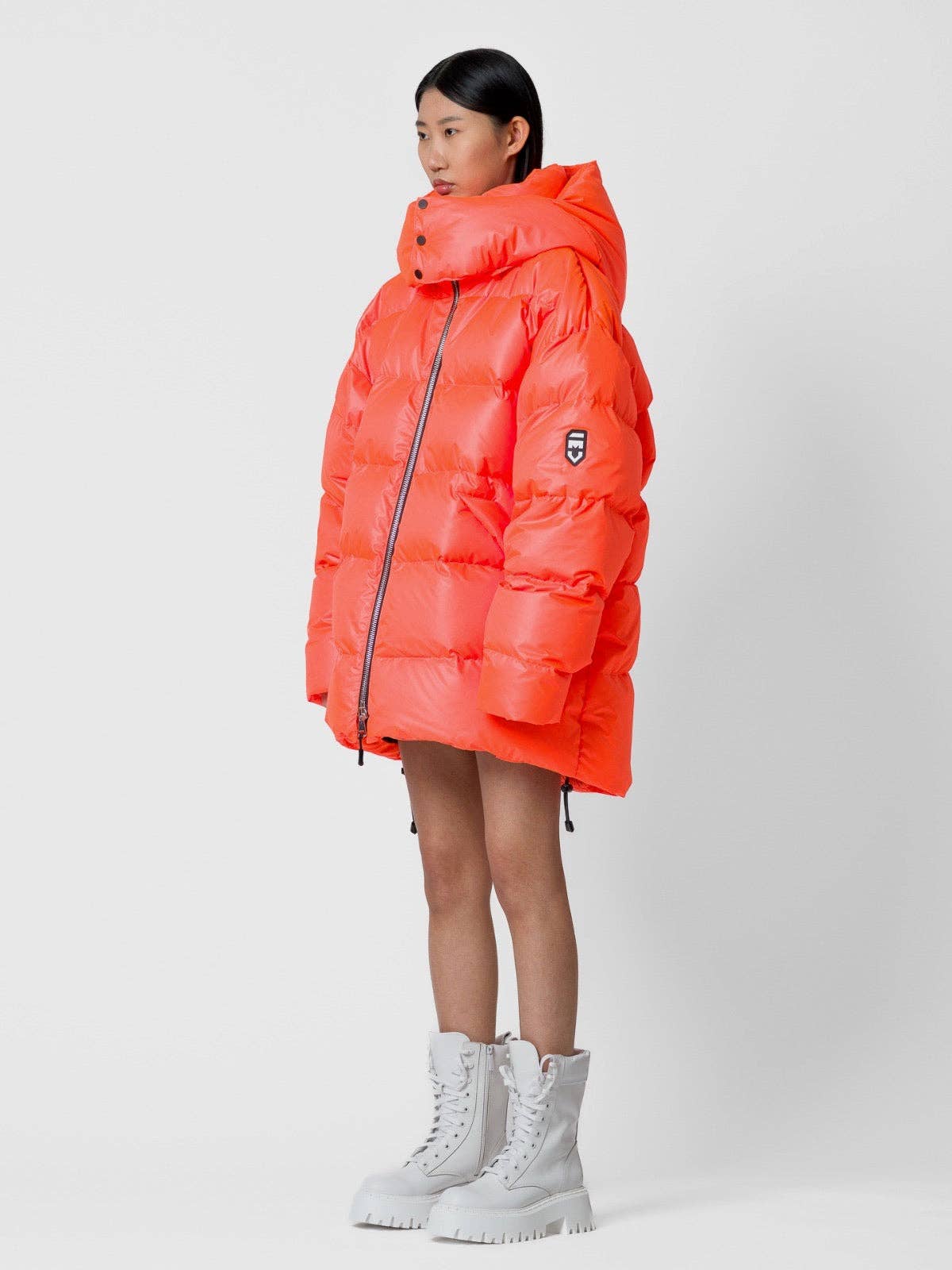 Parka oversize con cappuccio rimovibile