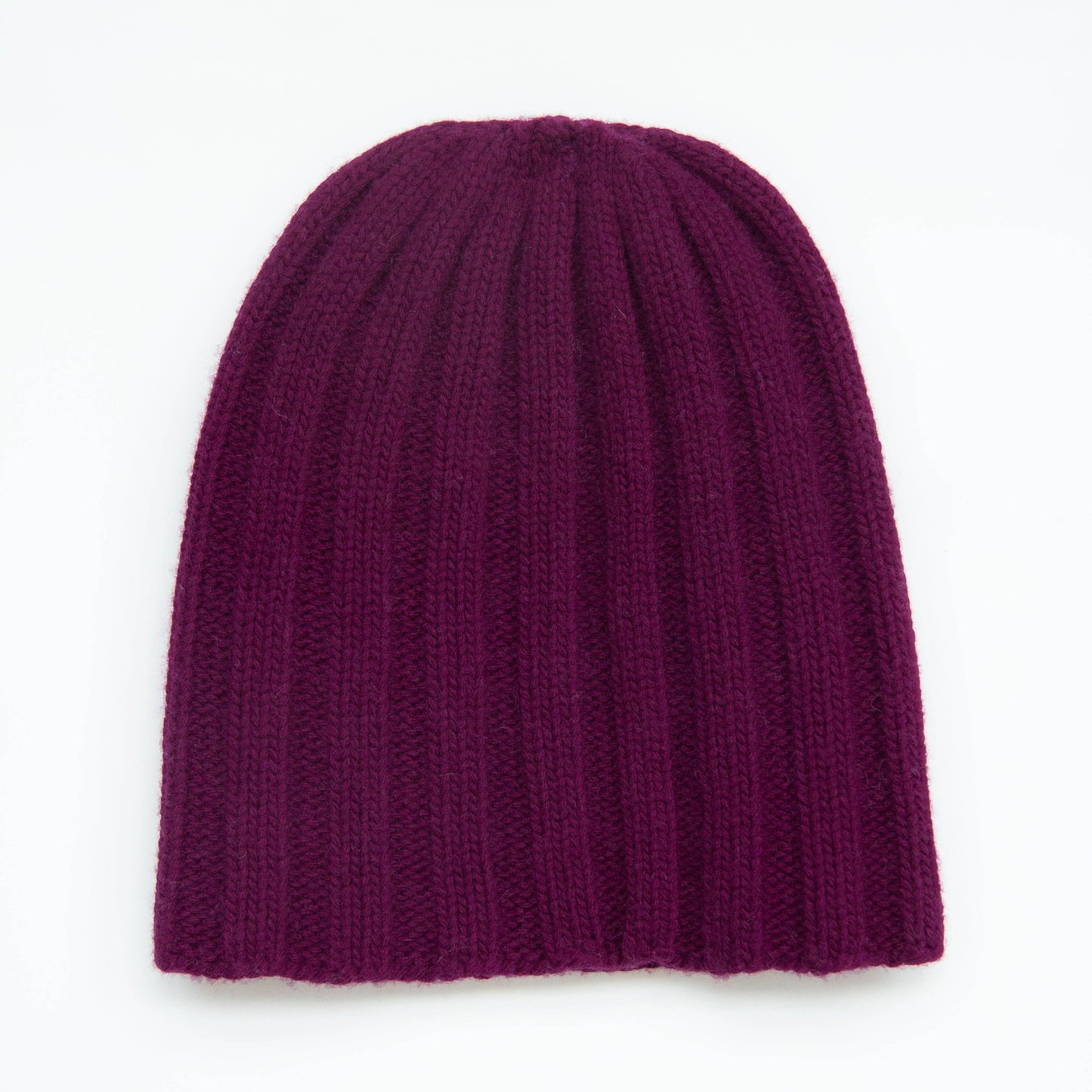 Berretto a coste in misto cashmere
